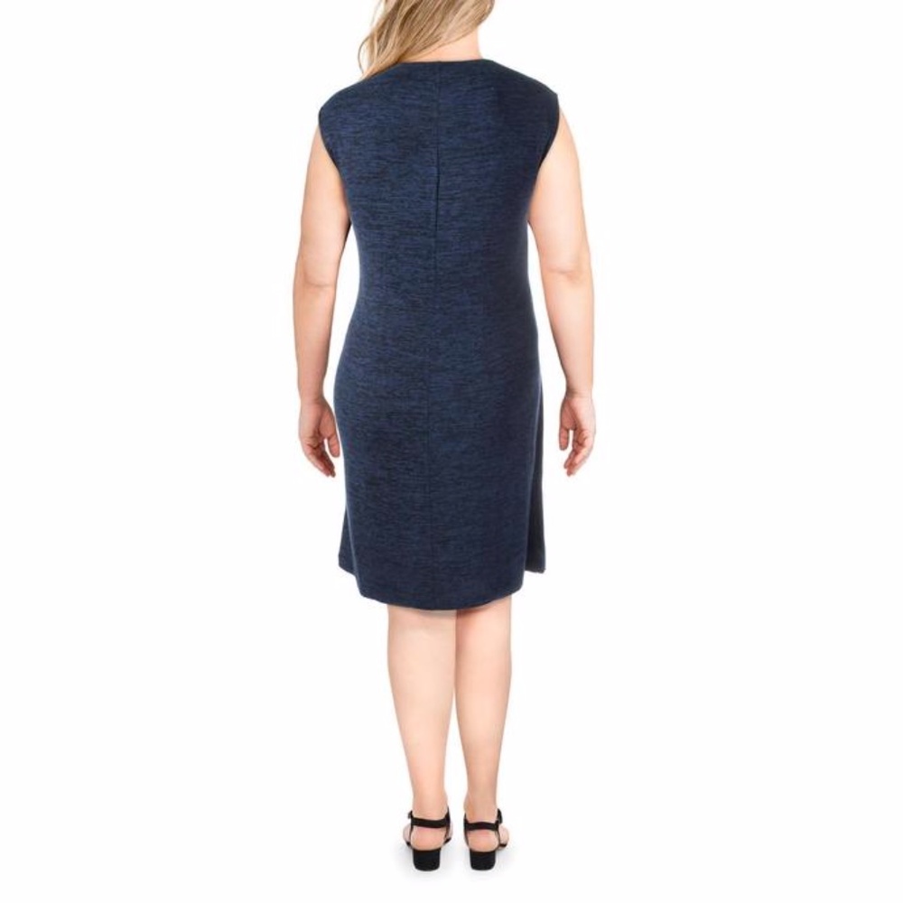 NIC + ZOE PLUS KNIT TWISTED FRONT SWEATER DRESS - Picture 2 of 9